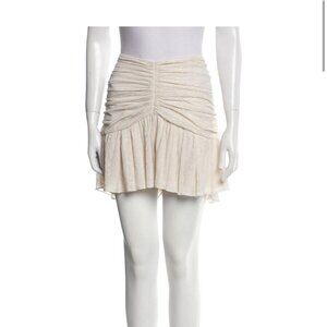 IRO Women's Cream and Tan Skirt